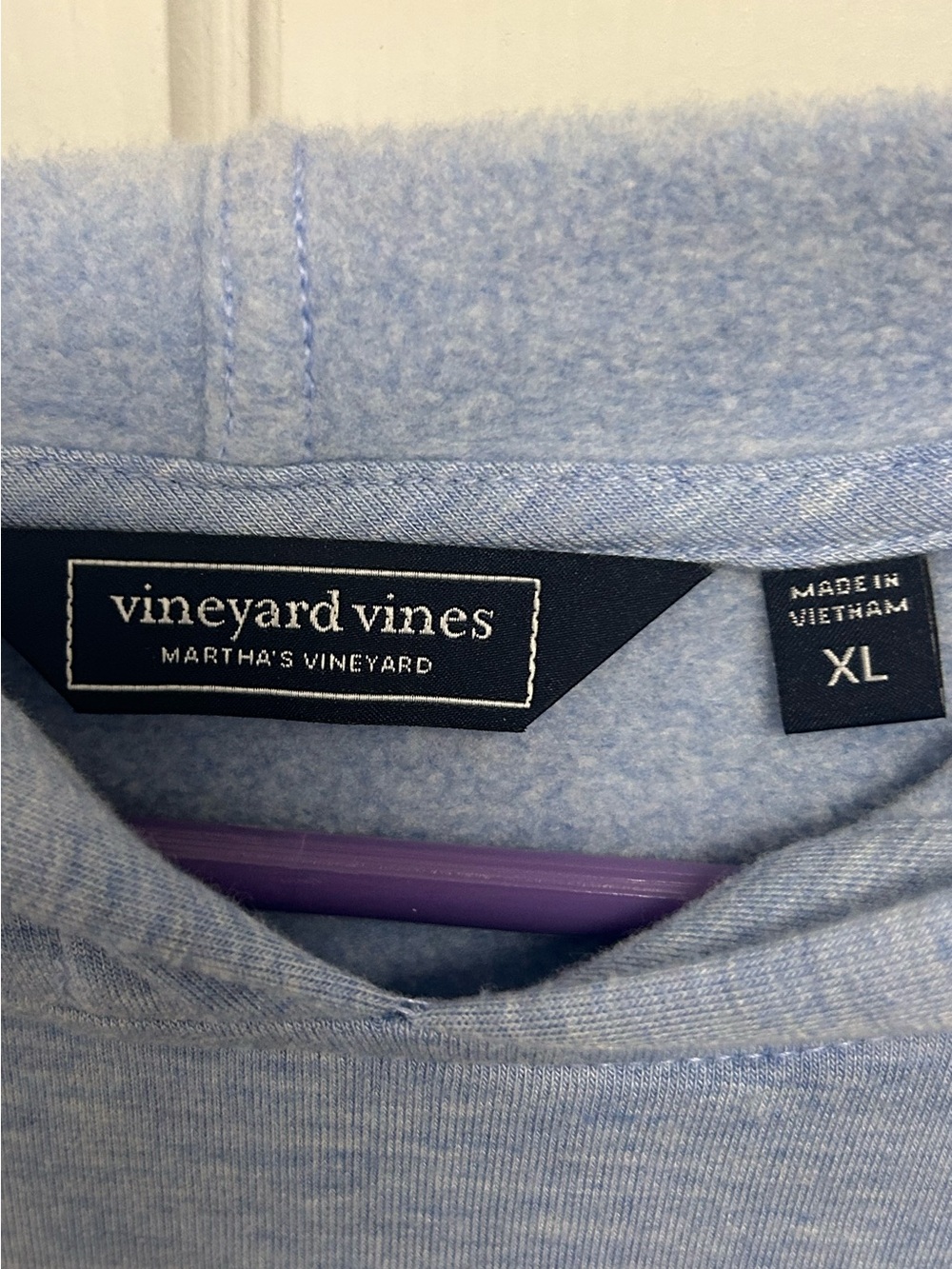 Ladies 2025 Ryder Cup Vineyard Vines Light Blue Hooded Sweatshirt XL - Picture 4 of 4